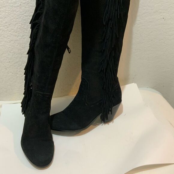 Sam Edelman Louella Over-the-Knee Fringe boots since 8M - Picture 14 of 16